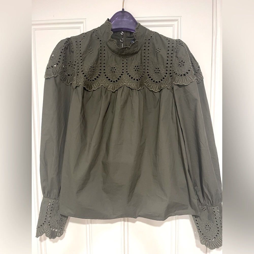 Deep Green Ladies Top